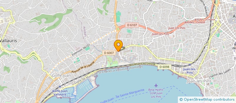 localisation de l'entreprise MONSIEUR PATRICK HOUEL à ANTIBES