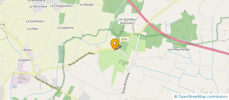 localisation de l'entreprise MONSIEUR PATRICK HOUITTE  LOIRE-AUTHION