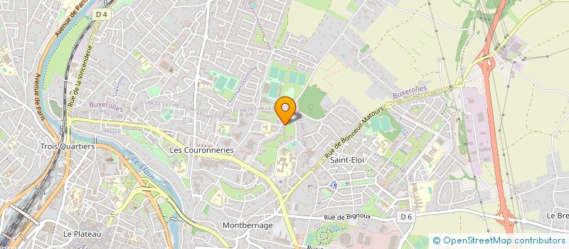localisation de l'entreprise MONSIEUR PATRICK HOULLIER à POITIERS