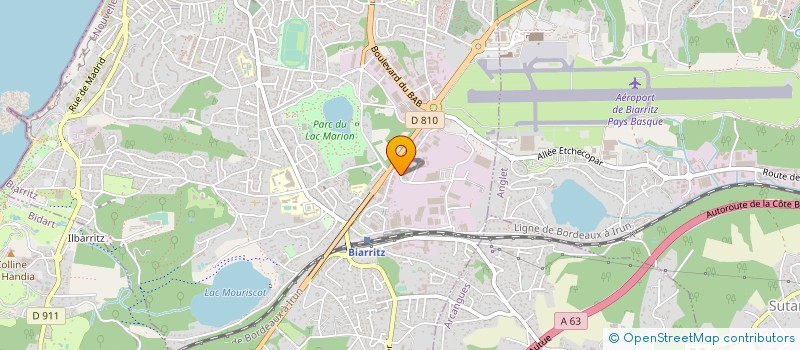 localisation de l'entreprise MONSIEUR PATRICK HOUSSET à BIARRITZ