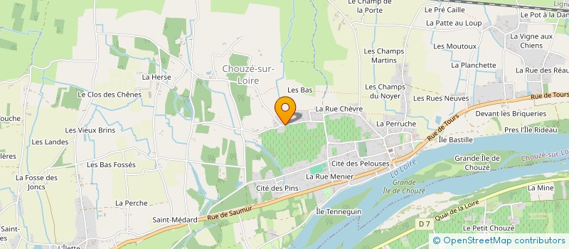 localisation de l'entreprise MONSIEUR PATRICK HUBERT  CHOUZE-SUR-LOIRE