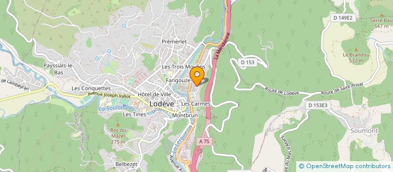 localisation de l'entreprise MONSIEUR PATRICK HUGOUNENQ  LE BOSC