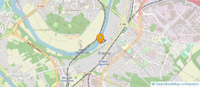 localisation de l'entreprise MONSIEUR PATRICK HUGUENIN à ERAGNY