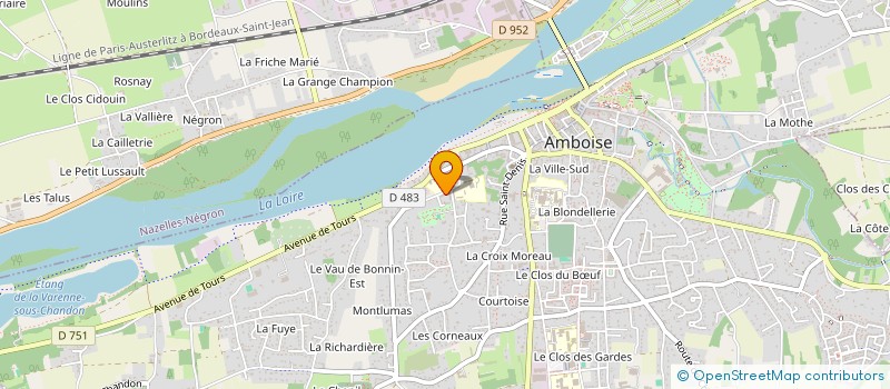 localisation de l'entreprise MONSIEUR PATRICK HUGUET  AMBOISE