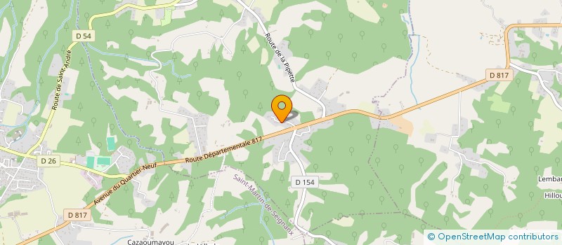 localisation de l'entreprise MONSIEUR PATRICK HUGUET  SAINT-ANDRE-DE-SEIGNANX