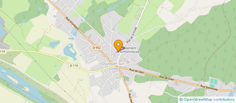 localisation de l'entreprise MONSIEUR PATRICK HUGUET à OUZOUER-SUR-LOIRE