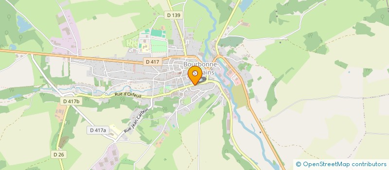 localisation de l'entreprise MONSIEUR PATRICK HUMBERT à BOURBONNE-LES-BAINS