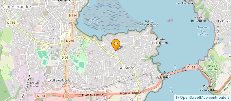 localisation de l'entreprise MONSIEUR PATRICK HUOT à DINARD