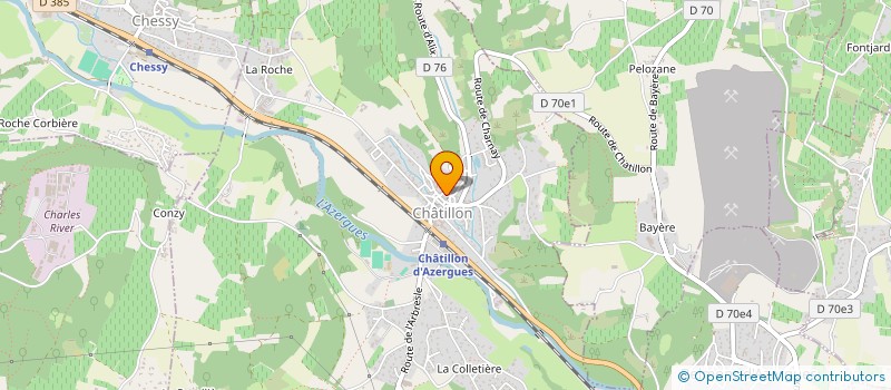 localisation de l'entreprise MONSIEUR PATRICK HURLEY  CHATILLON