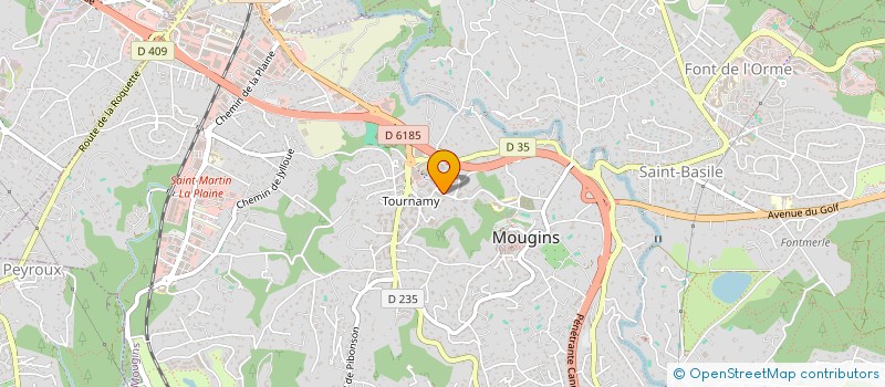 localisation de l'entreprise MONSIEUR PATRICK ICART à MOUGINS