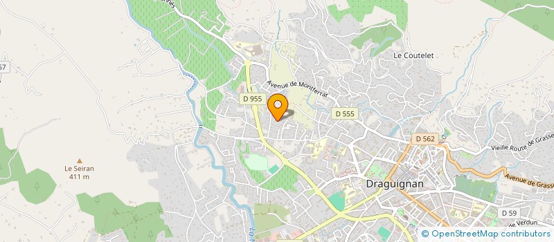 localisation de l'entreprise MONSIEUR PATRICK INDRUSIAK à DRAGUIGNAN