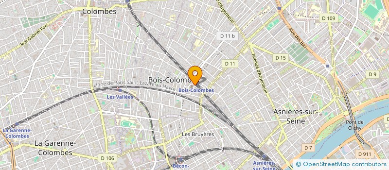 localisation de l'entreprise MONSIEUR PATRICK IONCKHEERE à BOIS-COLOMBES