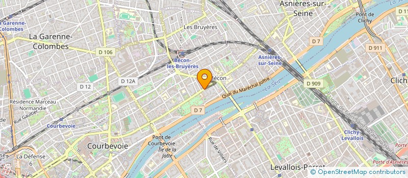 localisation de l'entreprise MONSIEUR PATRICK ISSARNI à COURBEVOIE