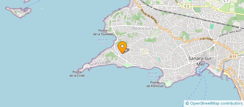 localisation de l'entreprise MONSIEUR PATRICK ISSAURAT  SANARY-SUR-MER