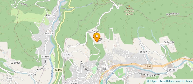 localisation de l'entreprise MONSIEUR PATRICK ITHIER  LE VIGAN