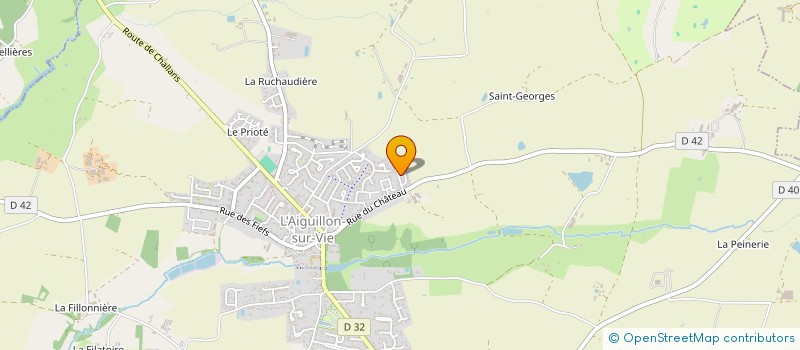 localisation de l'entreprise MONSIEUR PATRICK IZARD  L'AIGUILLON-SUR-VIE