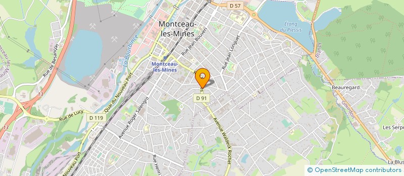 localisation de l'entreprise MONSIEUR PATRICK JACOB  MONTCEAU-LES-MINES