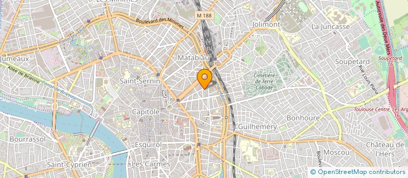 localisation de l'entreprise MONSIEUR PATRICK JACQUES  TOULOUSE