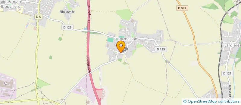 localisation de l'entreprise MONSIEUR PATRICK JAFFRAY  LORMAISON