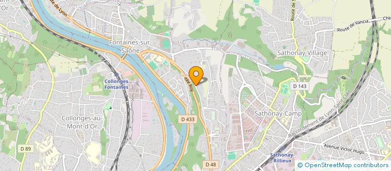 localisation de l'entreprise MONSIEUR PATRICK JALLUD  FONTAINES-SUR-SAONE