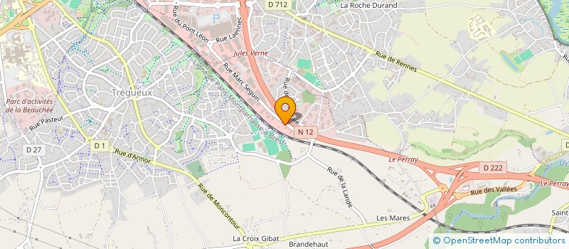 localisation de l'entreprise MONSIEUR PATRICK JAN à TREGUEUX