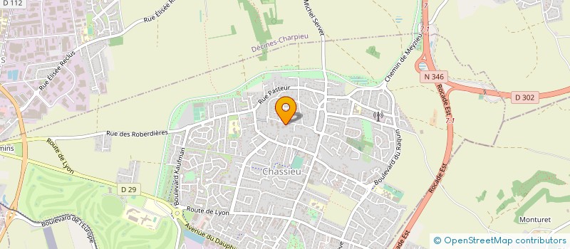 localisation de l'entreprise MONSIEUR PATRICK JANIN  CHASSIEU