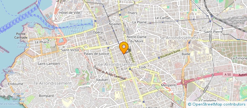 localisation de l'entreprise MONSIEUR PATRICK JAOUI à MARSEILLE
