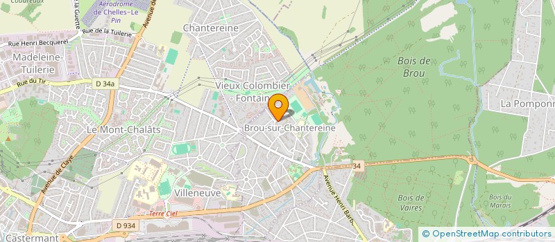 localisation de l'entreprise MONSIEUR PATRICK JAOUI  BROU-SUR-CHANTEREINE