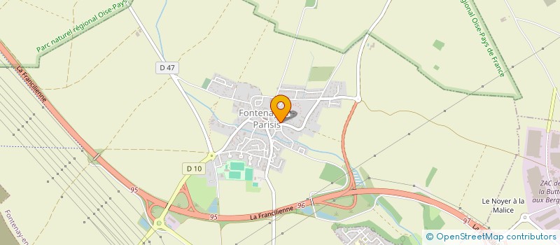 localisation de l'entreprise MONSIEUR PATRICK JAQUET  FONTENAY-EN-PARISIS