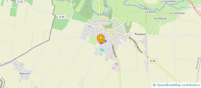 localisation de l'entreprise MONSIEUR PATRICK JARC  SAINT-POMPAIN