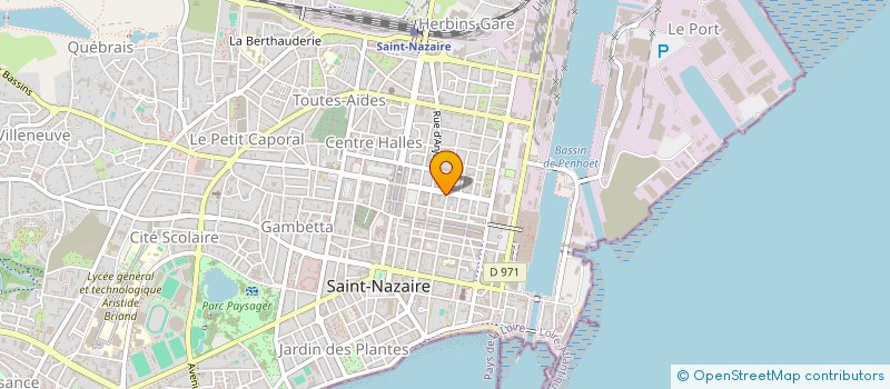 localisation de l'entreprise MONSIEUR PATRICK JARLEGANT à SAINT-NAZAIRE