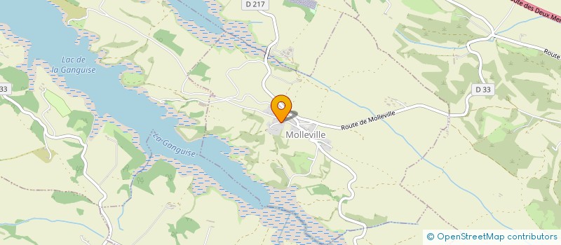 localisation de l'entreprise MONSIEUR PATRICK JAUSSAUD  MOLLEVILLE