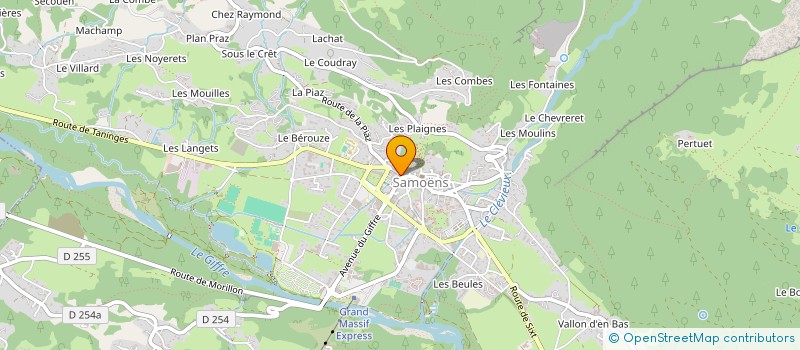 localisation de l'entreprise MONSIEUR PATRICK JAY à SAMOENS