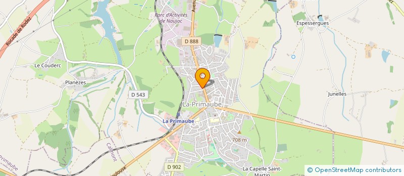 localisation de l'entreprise MONSIEUR PATRICK JEAN  LUC-LA-PRIMAUBE