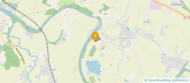 localisation de l'entreprise MONSIEUR PATRICK JEAN  CUQ