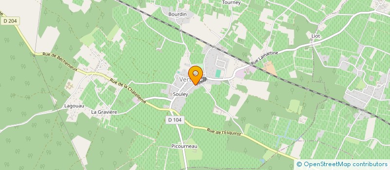 localisation de l'entreprise MONSIEUR PATRICK JEAN  VERTHEUIL