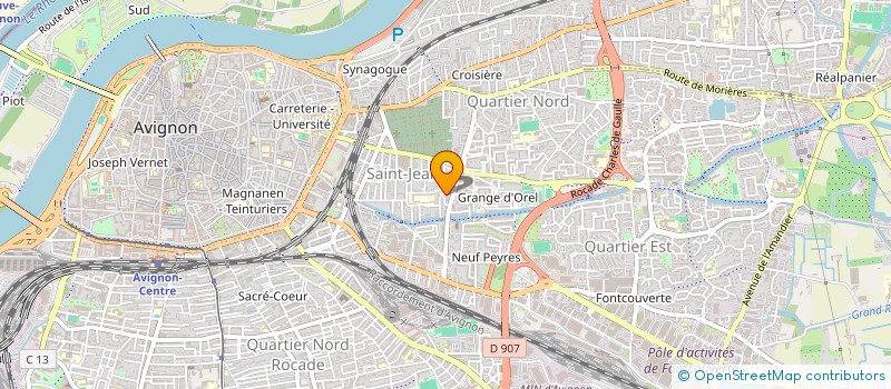 localisation de l'entreprise MONSIEUR PATRICK JEAN  AVIGNON