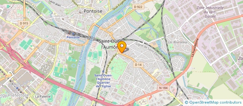 localisation de l'entreprise MONSIEUR PATRICK JEAN-ALPHONSE à SAINT-OUEN-L'AUMONE
