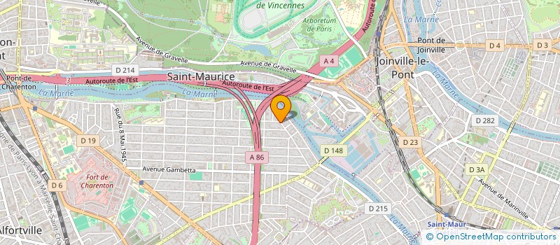 localisation de l'entreprise MONSIEUR PATRICK JEAN ANTOINE  MAISONS-ALFORT