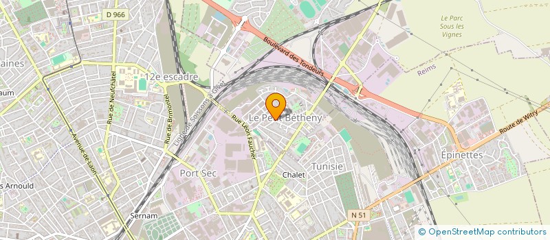 localisation de l'entreprise MONSIEUR PATRICK JEAN LUC BLANC  BETHENY