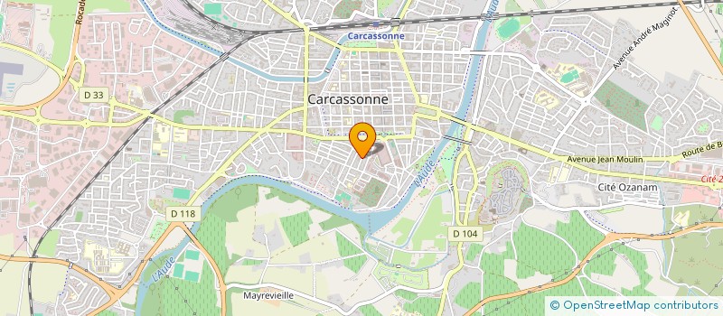 localisation de l'entreprise MONSIEUR PATRICK JEAN ROUSSEL à CARCASSONNE