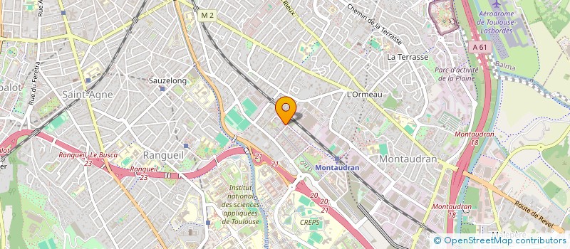 localisation de l'entreprise MONSIEUR PATRICK JEANJEAN à TOULOUSE