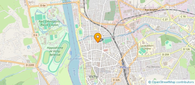 localisation de l'entreprise MONSIEUR PATRICK JEANNIN à VICHY