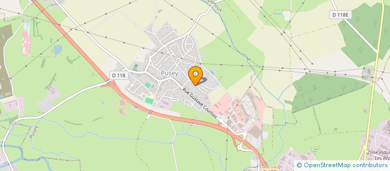 localisation de l'entreprise MONSIEUR PATRICK JEANNIOT  PUSEY