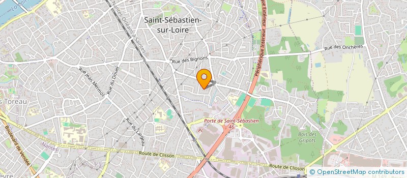 localisation de l'entreprise MONSIEUR PATRICK JEHANNO  SAINT-SEBASTIEN-SUR-LOIRE