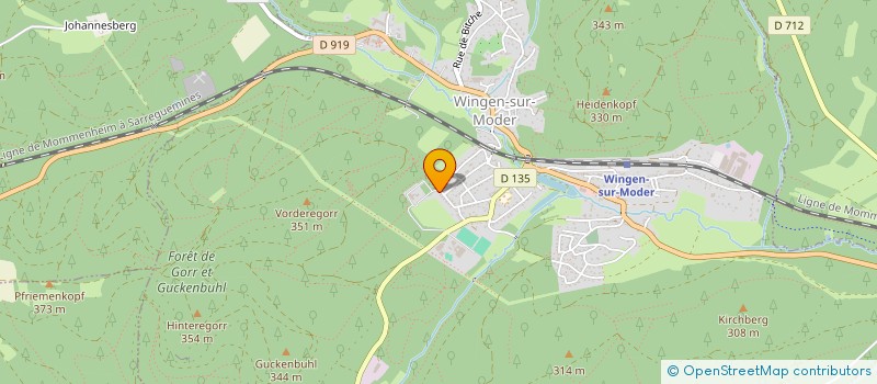 localisation de l'entreprise MONSIEUR PATRICK JEHL  WINGEN-SUR-MODER