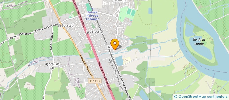 localisation de l'entreprise MONSIEUR PATRICK JIROT  CADAUJAC