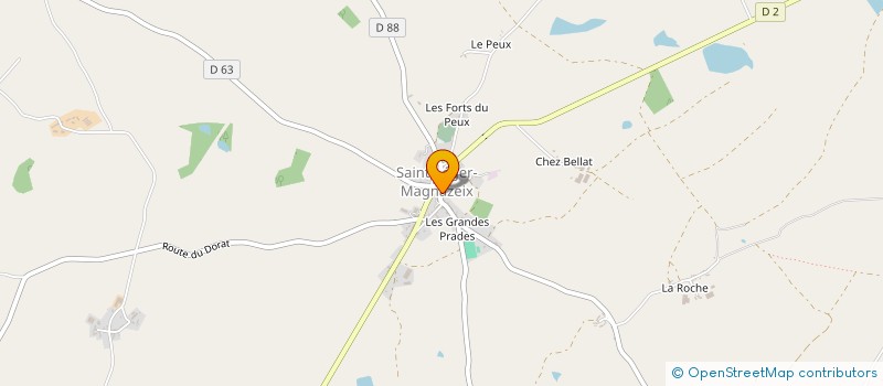 localisation de l'entreprise MONSIEUR PATRICK JOHNSON à SAINT-LEGER-MAGNAZEIX