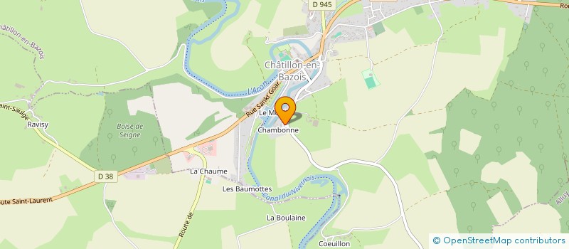 localisation de l'entreprise MONSIEUR PATRICK JOLY à CHATILLON-EN-BAZOIS