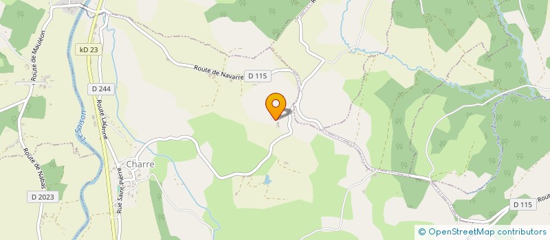 localisation de l'entreprise MONSIEUR PATRICK JOOS  CHARRE